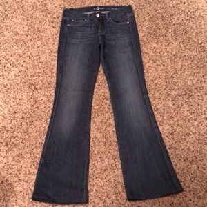 7 for all Man Kind boot cut jeans